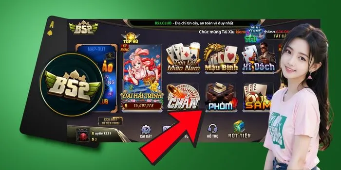 Phỏm B52 - huyền thoại game bài đổi thưởng không nên bỏ lỡ